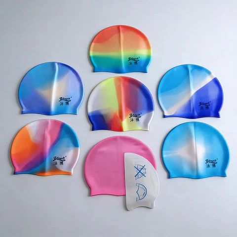 Gorro Piscina De Silicona Cuidado Del Cabello Surtido