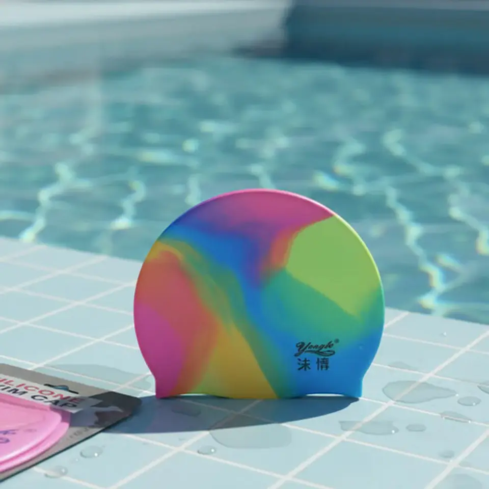 Gorro Piscina De Silicona Cuidado Del Cabello Surtido 5