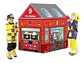 Carpa Casa Bombero Con Pelotero Distri Para Niños Interior/exterior - Miniatura 3
