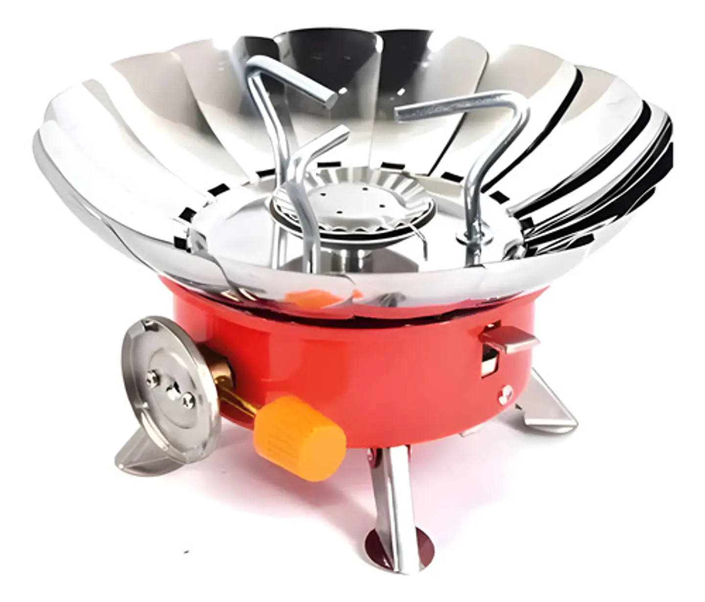 Estufa Hornilla Camping Gas Butano Contraviento Deflector 1