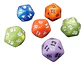 Juego Dados 20 Caras  6 Und Dado Juego Rol Mesa Poliédricos - Miniatura 2