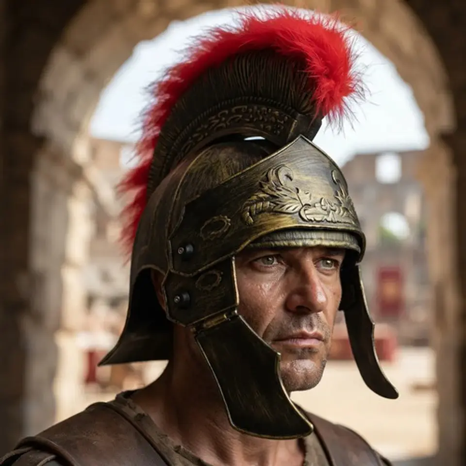 Casco Gladiador Para Disfraz Halloween Adulto 3
