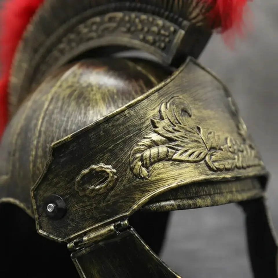 Casco Gladiador Para Disfraz Halloween Adulto 4