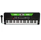 Piano Organeta Eléctrica Micrófono Usb 328-10 Musical Negro - Miniatura 1
