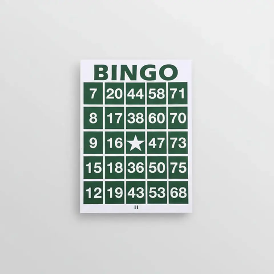Cartónes Bingo Tradicional Numeros Excelente Calidad Cartas 1
