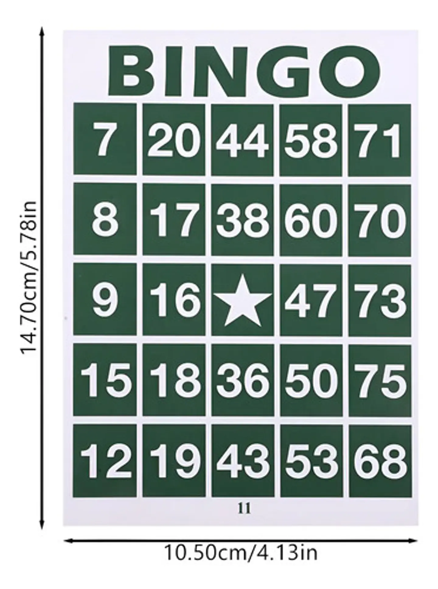 Cartónes Bingo Tradicional Numeros Excelente Calidad Cartas 4