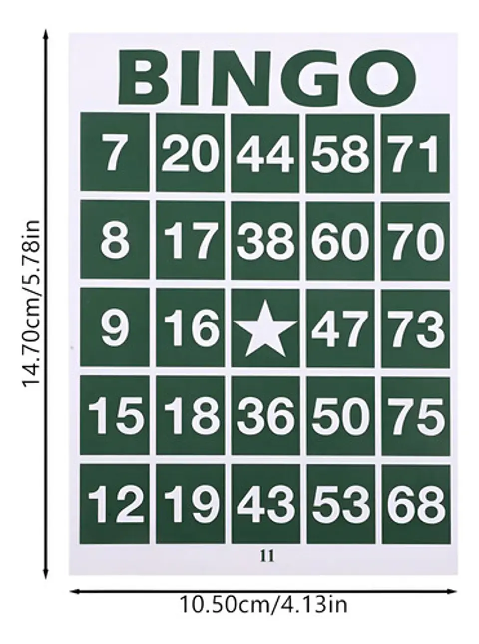 Cartónes Bingo Tradicional Numeros Excelente Calidad Cartas 4