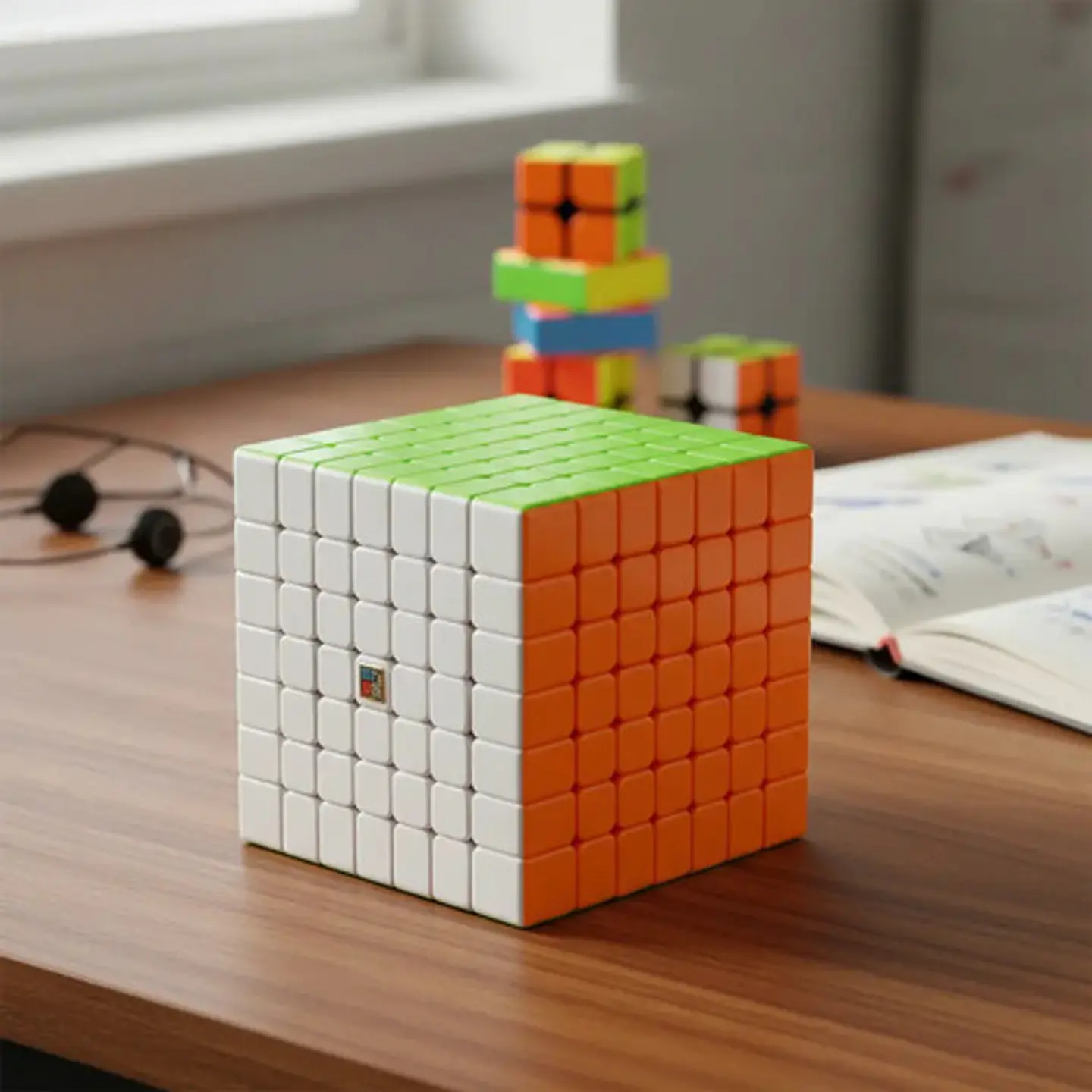 Cubo Mágico Mf7 7x7x7 Multicolor Para Armar 2
