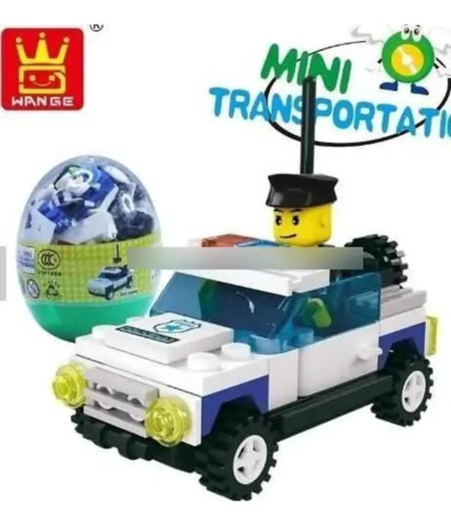 Bloques Construcción Huevo Mini Transporte 6501-6506 Bloques 4