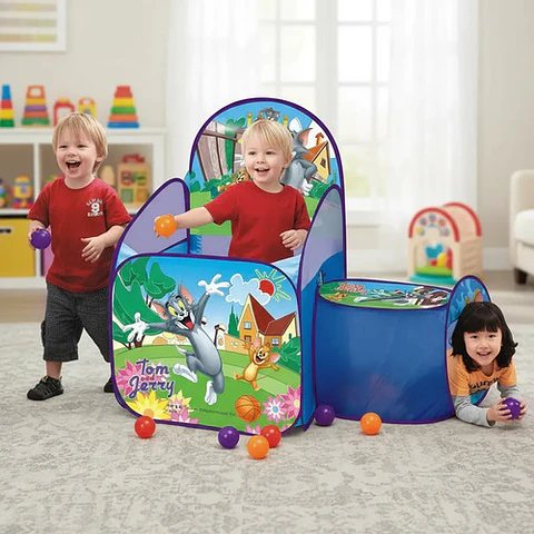 Carpa Plegable Cancha Baloncesto Niños Tom Jerry  Ref Lr4142