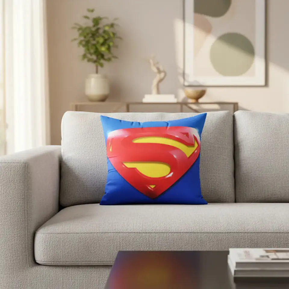 Cojines Almohadas Hogar Cojín Superman Fibra Poliéster 1