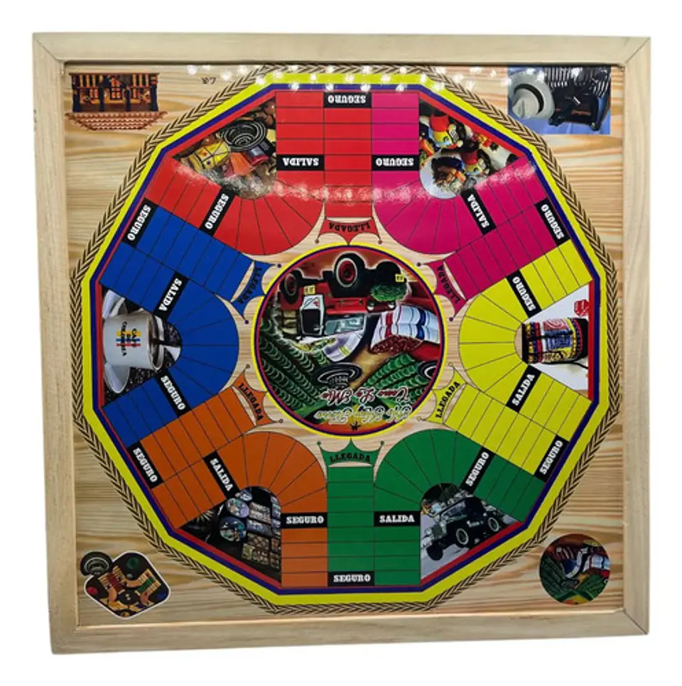 Juego Parqués Imantado Doble 8 Y 6 Puestos 50x50cm Finca 5