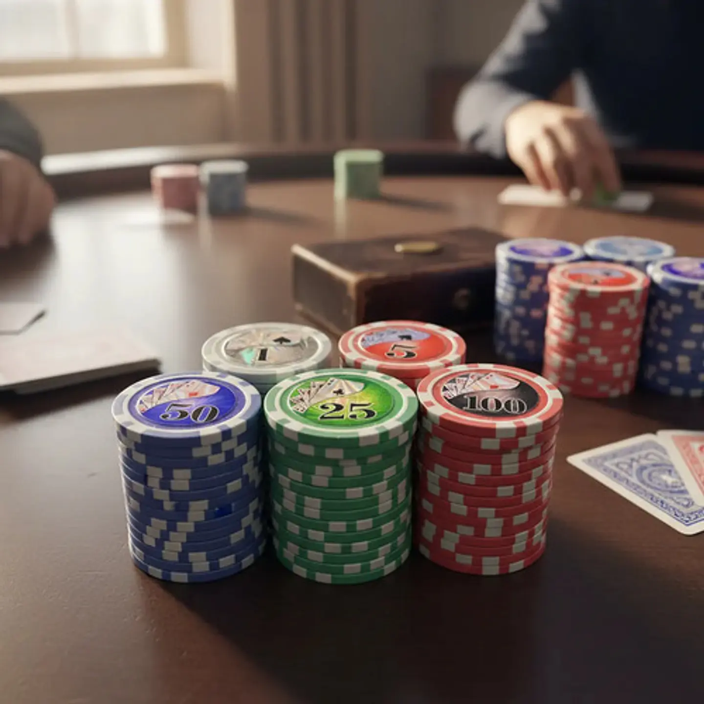 Fichas Poker Lujo Peso Metalizadas 8225 Casino Juego Cartas 3