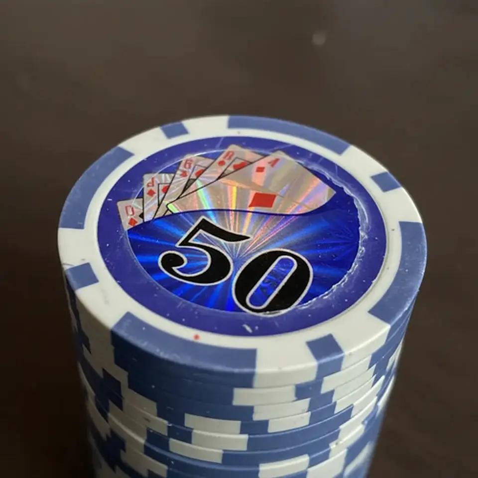 Fichas Poker Lujo Peso Metalizadas 8225 Casino Juego Cartas 5