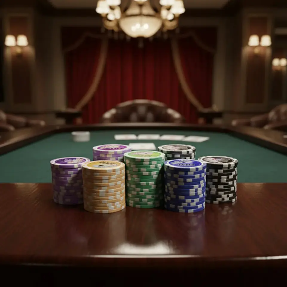Fichas Poker Lujo Peso Metalizadas 8225 Casino Juego Cartas 7