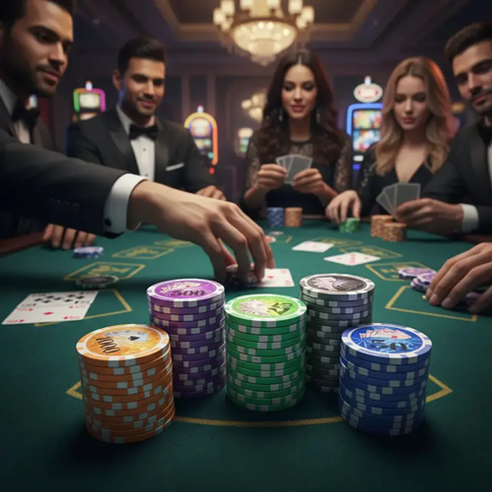 Fichas Poker Lujo Peso Metalizadas 8225 Casino Juego Cartas 10