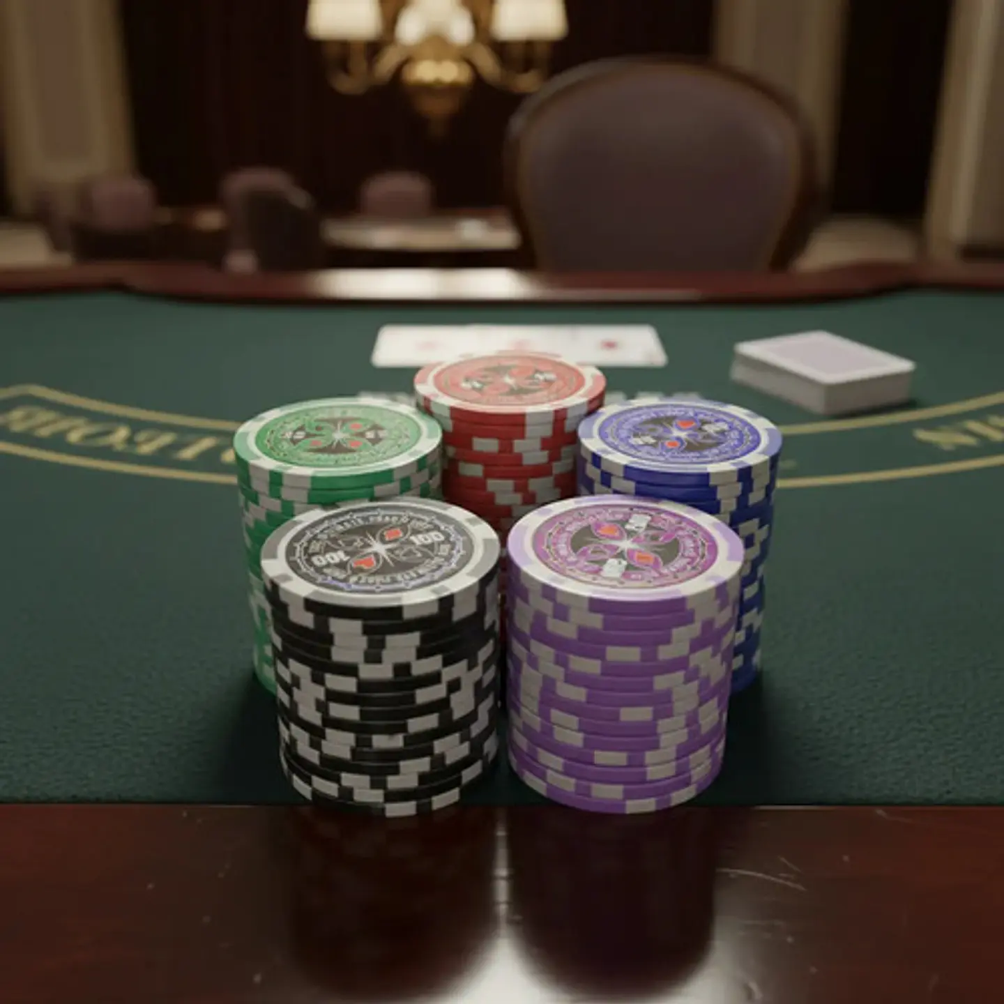 Fichas Poker Lujo Peso Metalizadas 8225 Casino Juego Cartas 13