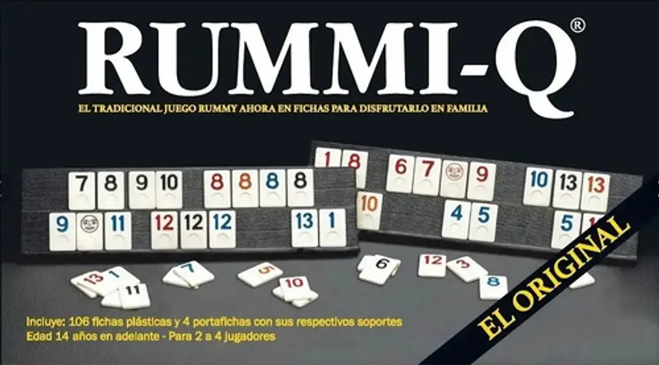 Juego De Mesa Rummi-q Estrategia Plásticos Asociados Para 2 A 4 Jugadores 2