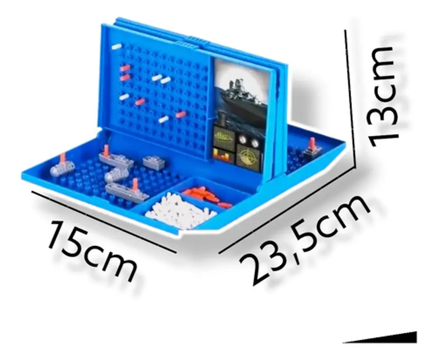 Juego De Mesa Batalla Naval Compacto Battleship Viaje Hasbro 3