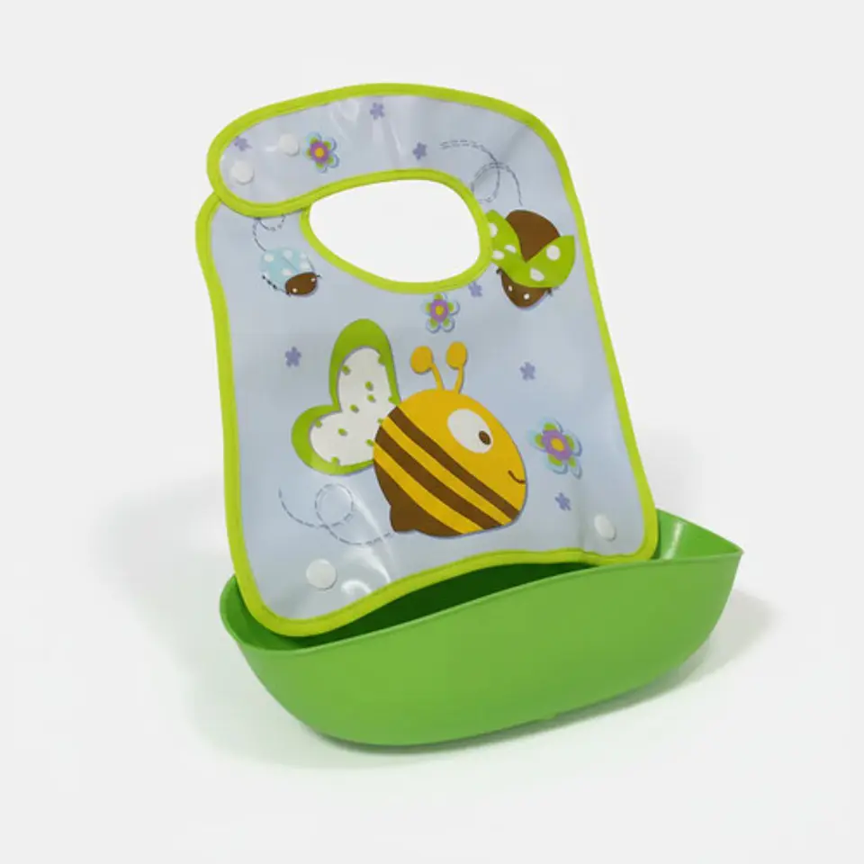 Babero En Silicona Para Bebe Ajustable Ref 12265  10
