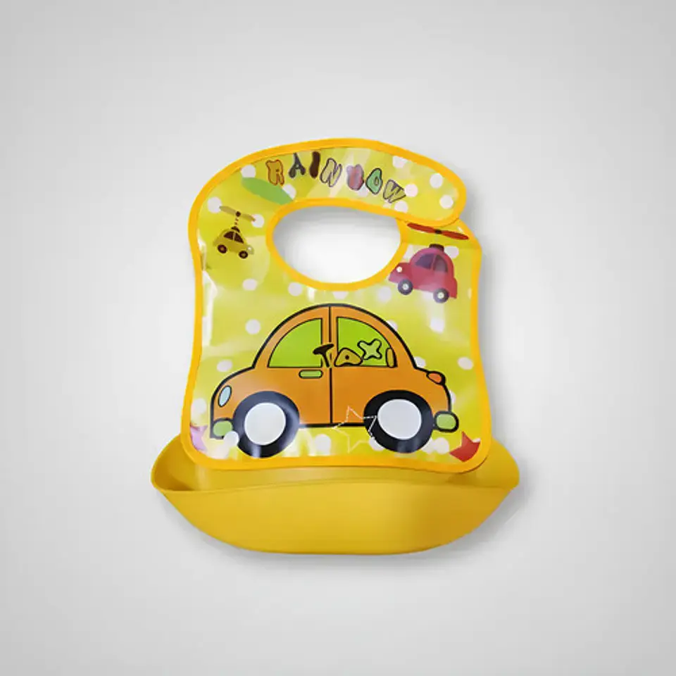 Babero En Silicona Para Bebe Ajustable Ref 12265  12
