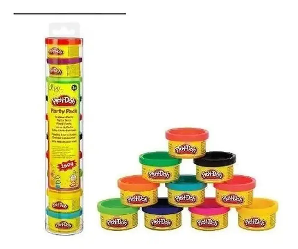 Play Doh Tubo Mini Latas Party Pack Hasbro Ref. 22037 Fiesta 1