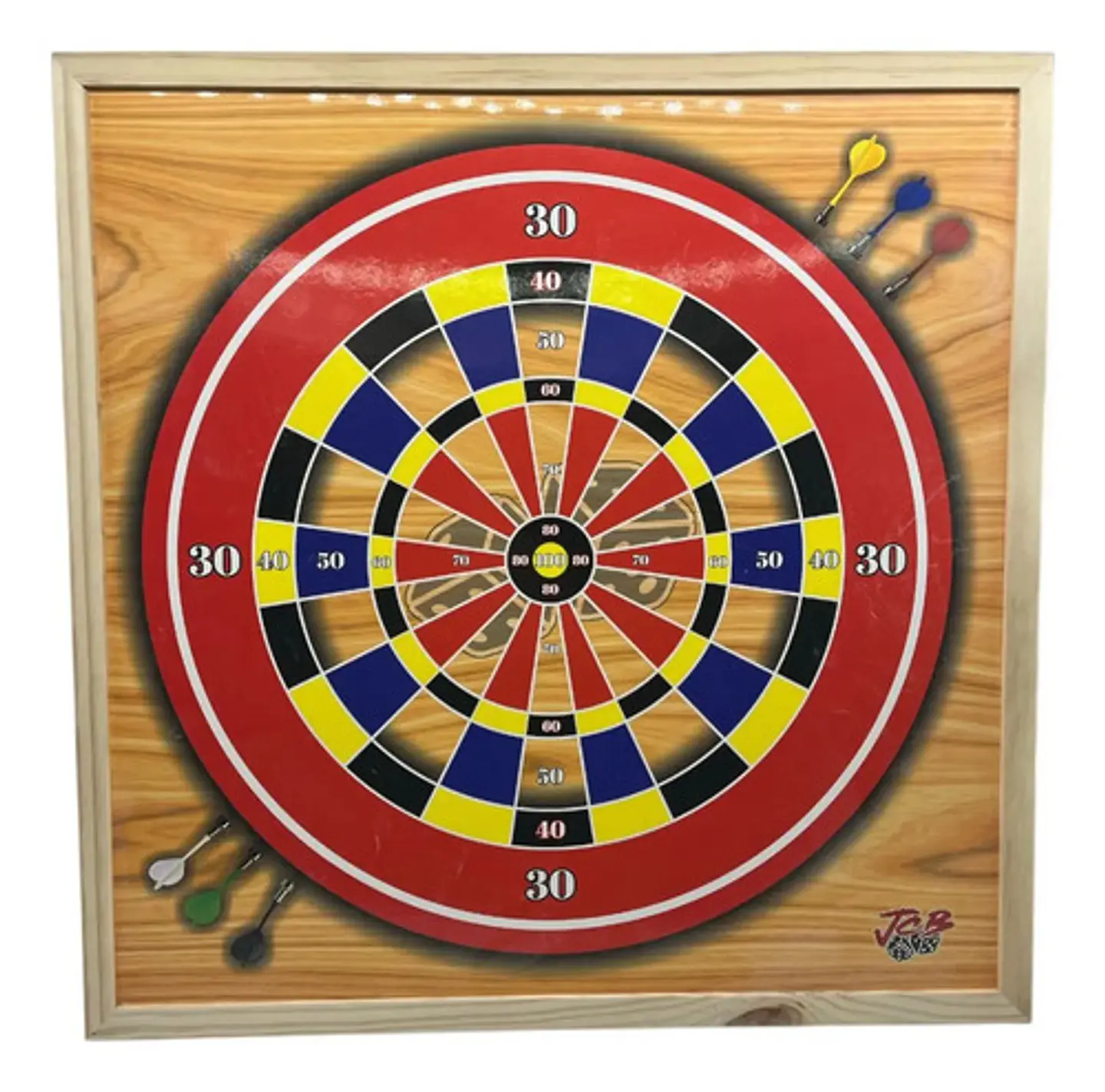 Juego Parqués 6 Dardos Magnetico 50 X 50 Cm Oficina  6