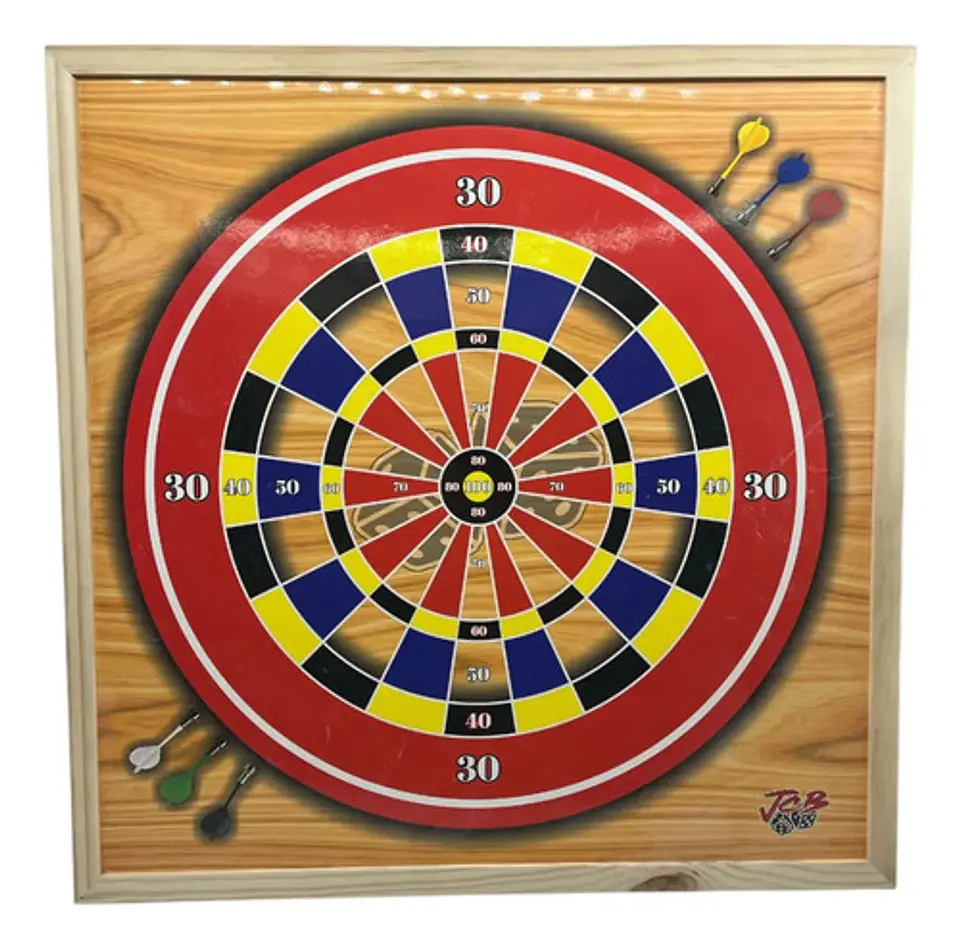 Juego Parqués 6 Dardos Magnetico 50 X 50 Cm Oficina  6