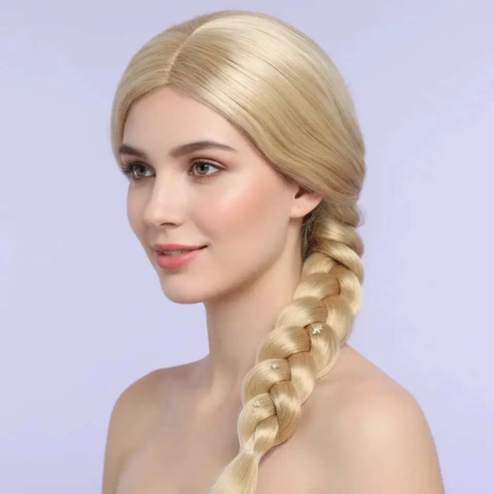 Disfraz   Peluca Frozen  Halloween Fiesta  Princesa Mp366 4