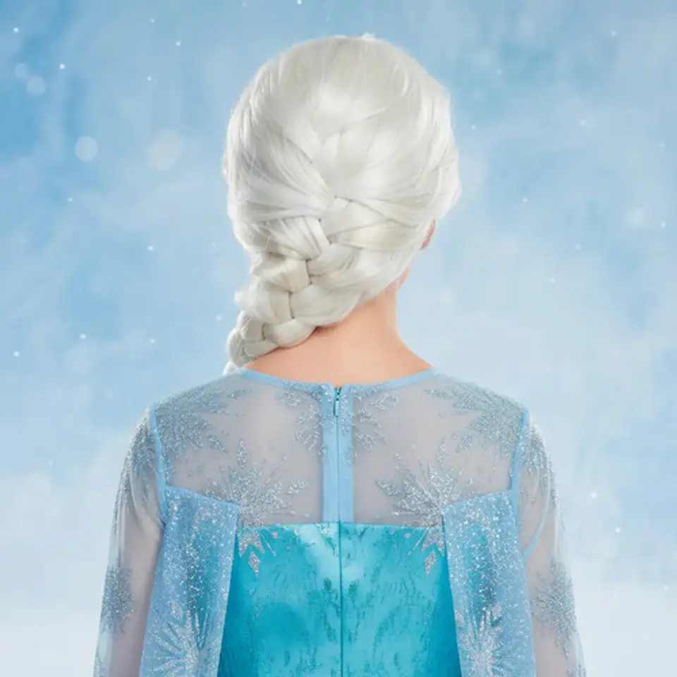 Disfraz   Peluca Frozen  Halloween Fiesta  Princesa Mp366 8