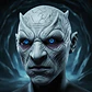 Máscara Blanca Juego De Tronos Rey Noche King White Walker  - Miniatura 4
