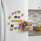 Abecedario Magnético Alfabeto 90 Pcs Fomy Fomi Para Tablero - Miniatura 3