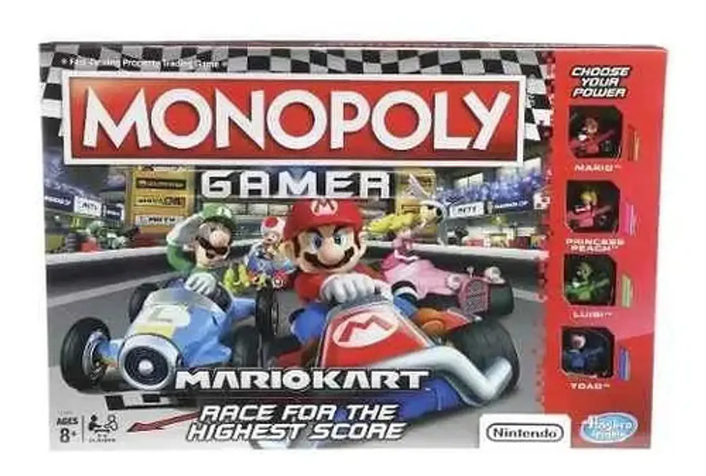 Juego De Mesa E1870 Monopoly Gamer Mario Kart Hasbro 2