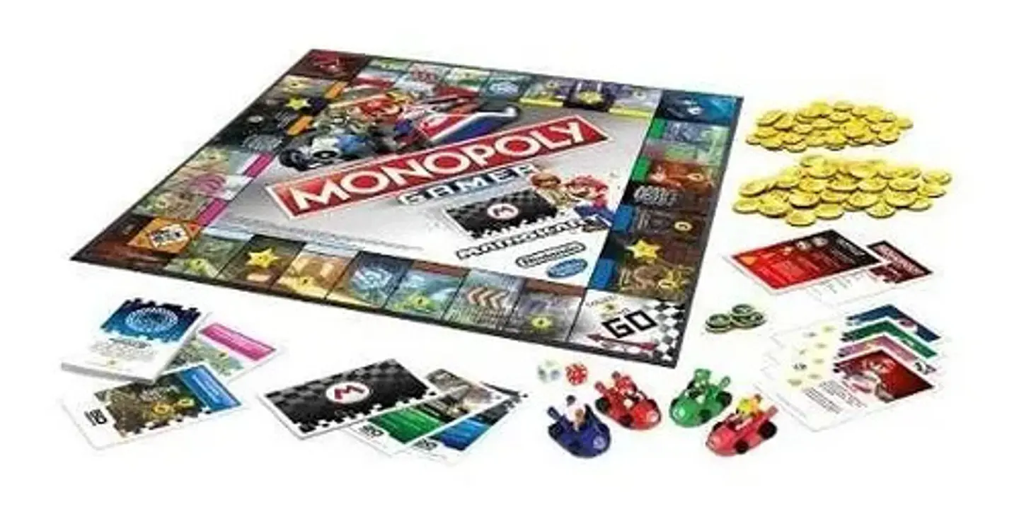 Juego De Mesa E1870 Monopoly Gamer Mario Kart Hasbro 3