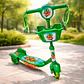 Scooter Patineta Niños Luces Canasta 3 Ruedas Juguete - Miniatura 3