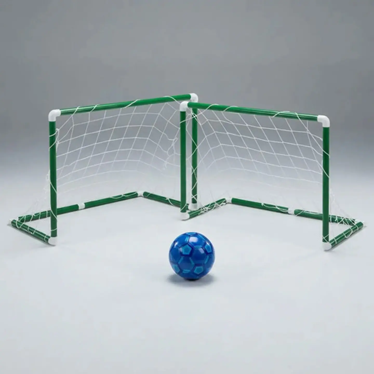 2 Arcos Futbol Con Balón De Fútbol Macrooutlet 80 X 65 X 35 1