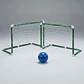 2 Arcos Futbol Con Balón De Fútbol Macrooutlet 80 X 65 X 35 - Miniatura 1