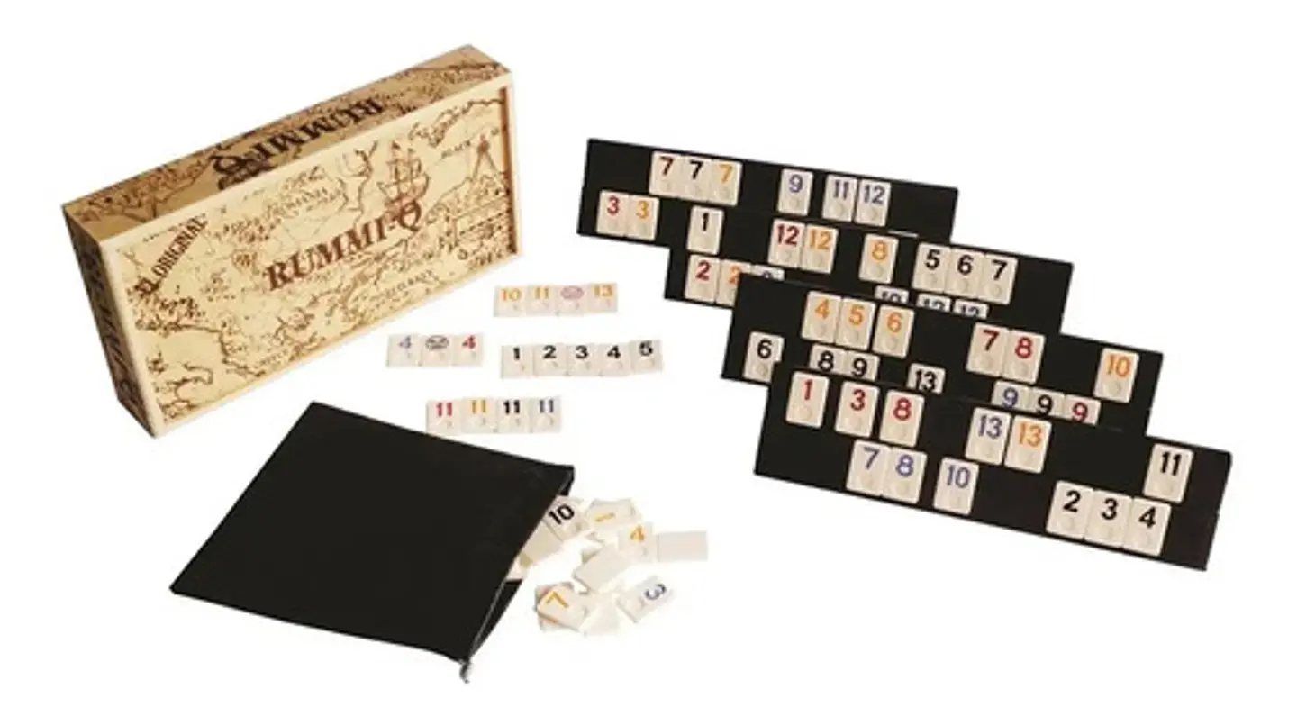 Juego De Mesa Rummi-q Caja Madera 106 Fichas 2 A 4 Jugadores 2