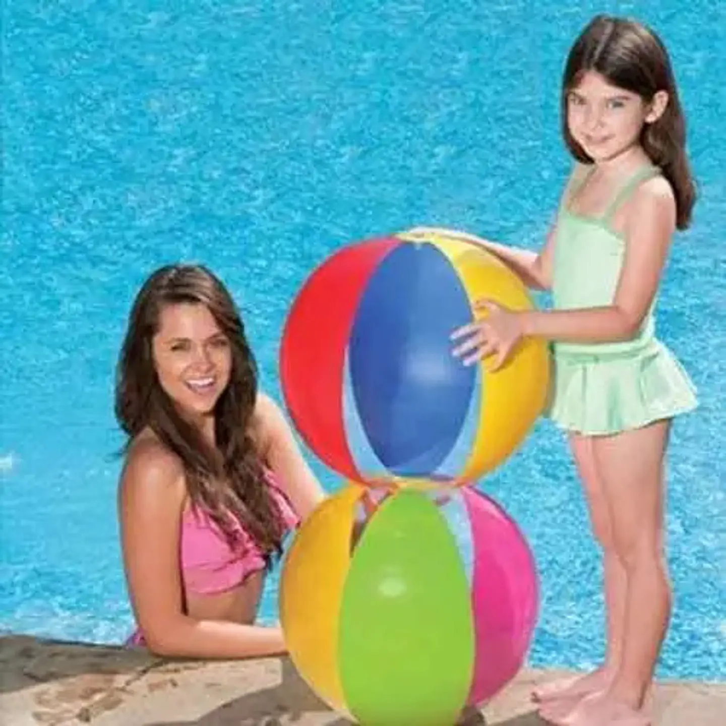 Balón Inflable Piscina Pelota Juguete Intex Ref 59032 Np 3