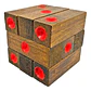 Juego Destreza Cubo De Madera Bola Para 2 Jugadores - Miniatura 2