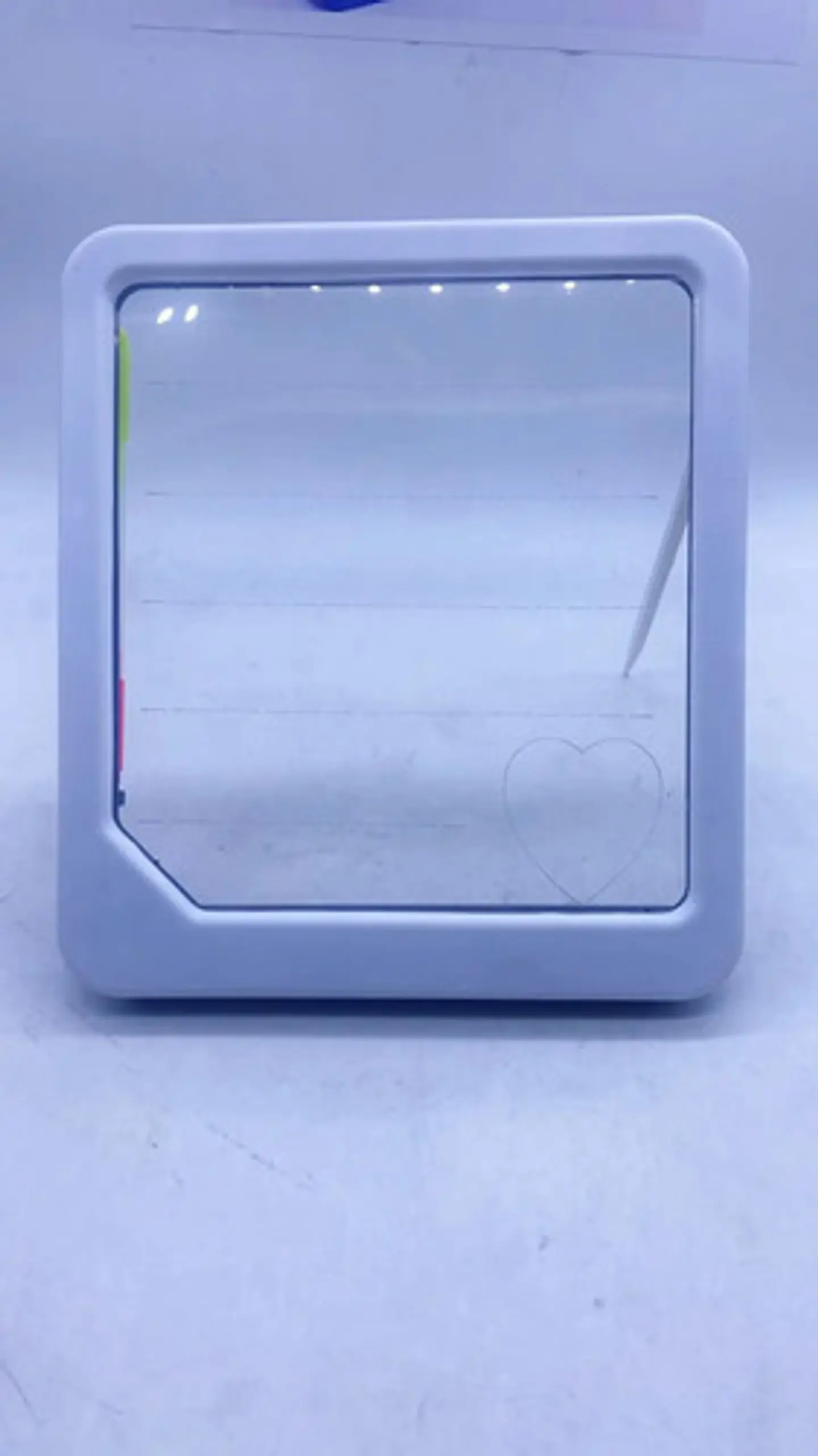 Tablero De Escritura Del Led 22 X 20 Cm Pizarra Luminosa 4