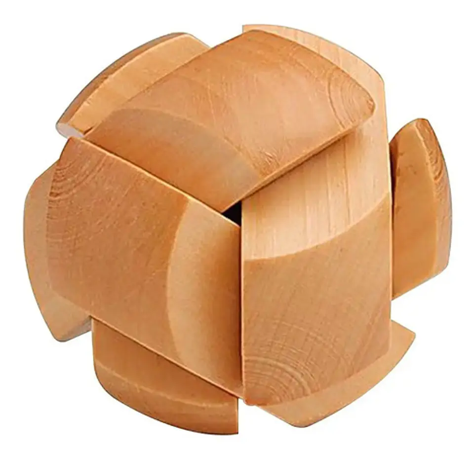 Bola Destreza Juguete Ref 295 Madera Cubos  1