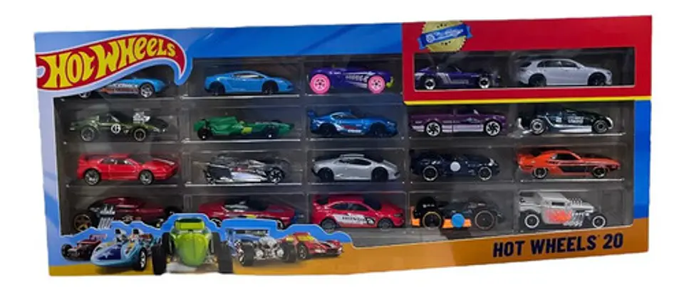 Hot Wheels Die Cast Paquete De 20 Autos Multicolor 1