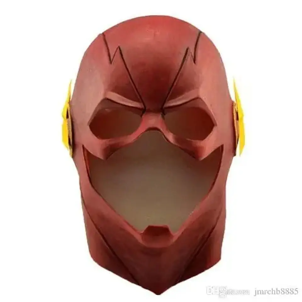 Máscara De Flash Disfraz  Ref Mas-528 Héroes  Liga Justicia 3