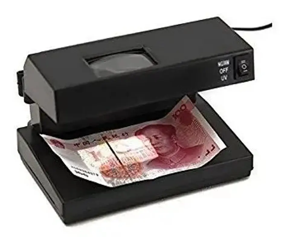 Detector Billetes Falsos Luz Ultravioleta Probador Ad-2138 6