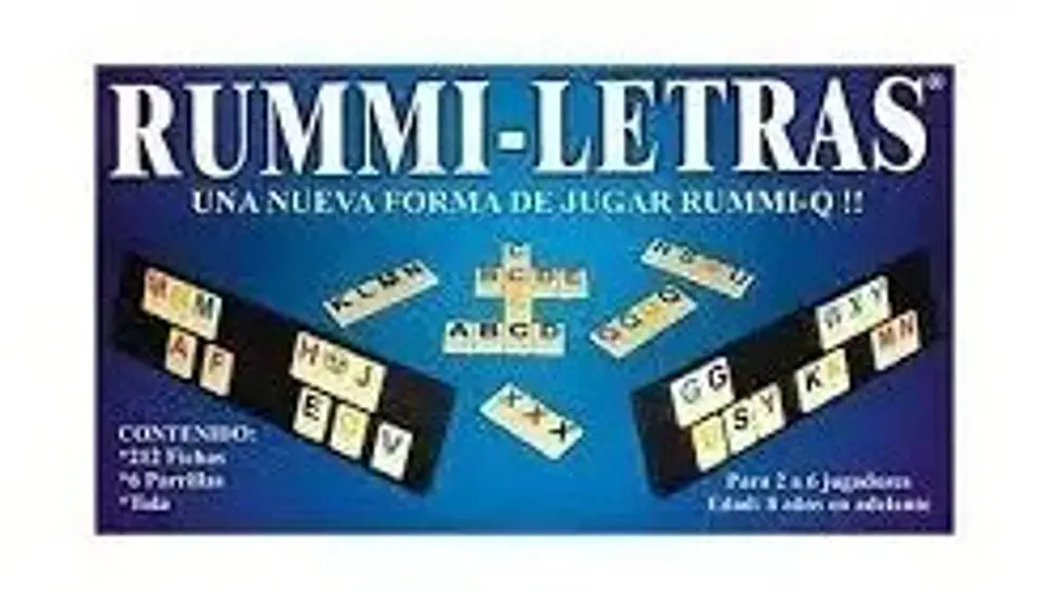 Juego de Mesa Rummi-Letras Edición Caja para 2-6 Jugadores con 212 Fichas 3