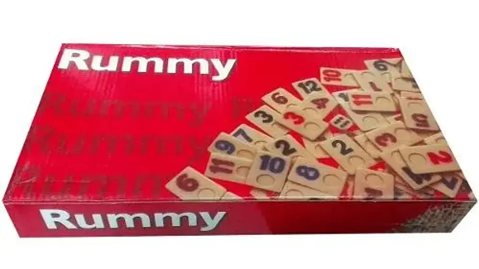 Juego De Mesa: Rummi Rummy Números Juguetes Ref Mr-728 Rojo 1