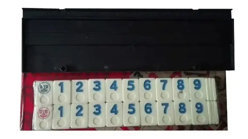 Juego De Mesa: Rummi Rummy Números Juguetes Ref Mr-728 Rojo 2