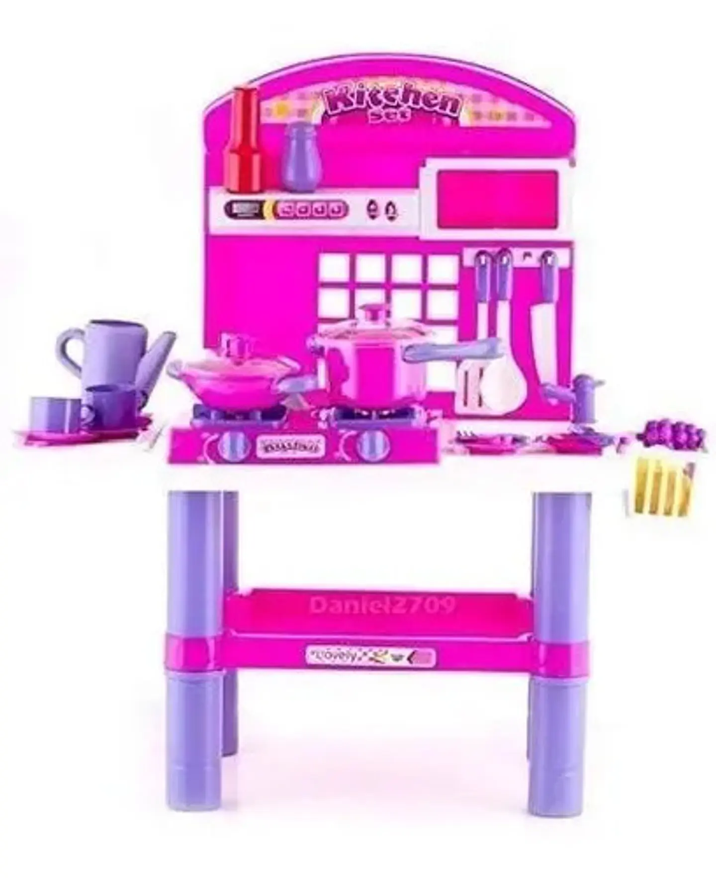 Cocina Infantil Juguete Niños 008-53 Mediana Rosada 3