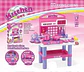 Cocina Infantil Juguete Niños 008-53 Mediana Rosada - Miniatura 5